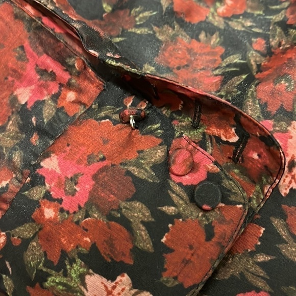 Good American moody floral one shoulder crop top - size XS - Picture 5 of 8